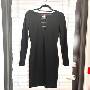 Miusol Black Keyhole MIDI Dress! Gorgeous! Sz Xs Perfect 4 Date Night! 💕
